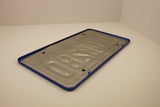 Anodized Aluminum License Plate Frame - Blue