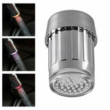 LED Water Faucet Stream Light 7 Colors Changing Glow Shower Stream Tap Bathroom