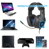 Sades Gaming Headset Stereo Headphone 3.5mm Wired W/Mic For PS4 Xboxone PC