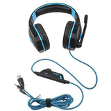 Gaming Headset Surround Stereo Headband Headphone USB 3.5mm LED with Mic for PC