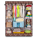 69" 10 Grid Portable Closet Home-saving Storage Organizer Wardrobe Clothes Rack