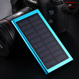 100000mAh 2 USB Portable Solar Battery Charger Power Bank For Cell Phone US