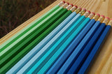 12 Personalized custom Round UV printed pencils. Non toxic. Printed Pencils.