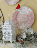 6 lot white Moroccan scrollwork Lantern Candle holder wedding table centerpiece