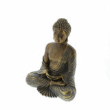 large 12" Thai BUDDHA Zen lotus postion sitting Meditation peace statue Hindu