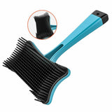 Pet Grooming Brush DeShedding Tool Comb Edge Trimming Dog Cat Fur Removal Rake