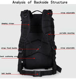 30L 3P Outdoor Military Rucksacks Tactical Backpack Camping Hiking Trekking Bag