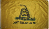 3x5 Gadsden Don't Tread On Me Yellow Snake Double Sided Flag 3'x5' Banner