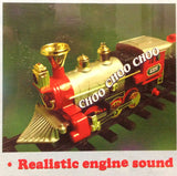 New Light Sounds ANIMATED CHRISTMAS TRAIN SET Holiday Decoration Mounts in Tree!