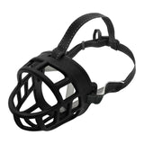 Large Medium Dog Basket Muzzle Soft Silicone Mesh Cage No Barking Biting Chewing