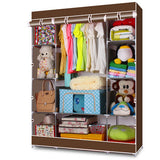 69" 10 Grid Portable Closet Home-saving Storage Organizer Wardrobe Clothes Rack