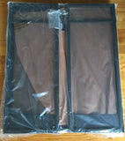 Fireplace Screen with Doors  Tri-Fold Hinged ~ NEW Black Matte Threshold