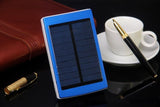 Universal Solar Power Bank 30000mAh Portable Dual USB Battery Charger for Phone