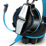 Gaming Headset Surround Stereo Headband Headphone USB 3.5mm LED with Mic for PC