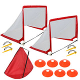 Portable 4'x 4' Pop UP Soccer Goal Durable Folding Football Post Training W/ Bag