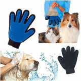 Pet Dog Cat Deshedding Brush Glove Gentle True Efficient Touch Massage Grooming