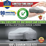 CUSTOM FIT CAR COVER - 100% Waterproof 100% Breathable 100% UV & Heat Protection