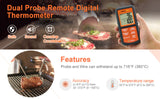 ThermoPro Digital LCD Wireless Meat Cooking Thermometer Dual Probe