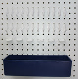 Plastic 71 pc Peg Hook Kit & Bin Assortment PEGBOARD NOT INCLUDED