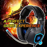 Sades Gaming Headset Stereo Headphone 3.5mm Wired W/Mic For PS4 Xboxone PC