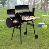 Goplus Outdoor BBQ Grill Charcoal Barbecue Pit Patio Backyard Meat Cooker Smoker