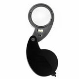 40x 25mm Glass LED Light Magnifying Magnifier Jeweler Eye Jewelry Loupe Loop