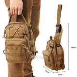 55L Outdoor Military Molle Tactical Backpack Rucksack Camping Bag