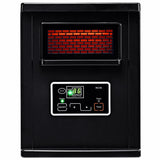 1500W Electric Portable Infrared Quartz Space Heater Remote Black