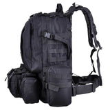 55L Molle Outdoor Military Tactical Bag Camping Hiking Trekking Backpack