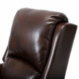 Leather Recliner Accent Chair Push Back Living Room Home Furniture