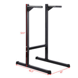 500Lb Dip Bar Station Stand Standing Pull Up Exercise Machine Equipment Home Gym