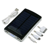 Universal Solar Power Bank 30000mAh Portable Dual USB Battery Charger for Phone