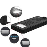 Waterproof 300000mAh Dual USB Portable Solar Charger Solar Power Bank For Phone