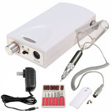 Portable Electric Nail Drill File Rechargeable Cordless Manicure Machine Set