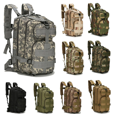 30L 3P Outdoor Military Rucksacks Tactical Backpack Camping Hiking Trekking Bag