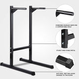 500Lb Dip Bar Station Stand Standing Pull Up Exercise Machine Equipment Home Gym