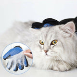 Pet Grooming Gloves Brush Dog Cat Hair Remover Mitt Massage Deshedding 1 Pair