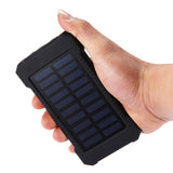 300000mAh Waterproof Portable Solar Charger Dual USB Battery Power Bank Phone