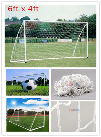 6x4ft Flexible Soccer Football Goal Post Net For Sports Match Training practise