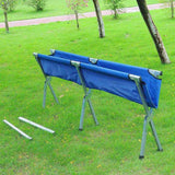 Portable Outdoor Folding Sleeping Bed Cot Camping Hiking Military Travel