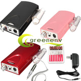 Portable Electric Nail Drill File Rechargeable Cordless Manicure Machine Set