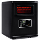 1500W Electric Portable Infrared Quartz Space Heater Remote Black