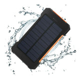 Waterproof 300000mAh Dual USB Portable Solar Charger Solar Power Bank For Phone