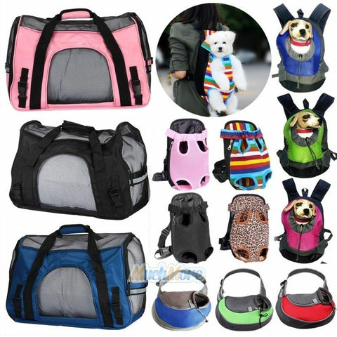 Pet Carrier Soft Sided Large Cat/Dog Comfort Travel Bag Oxford Airline Approved