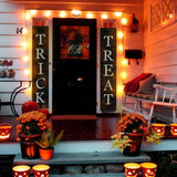 Trick or Treat Halloween Banner, Halloween Decor (72in x 14in) Indoor Outdoor