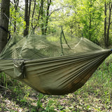 Double Person Hanging Hammock Travel Outdoor Camping Tent Swing Bed Mosquito Net