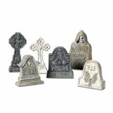 6 Tombstones Halloween Prop Spooky Decoration Haunted House Outdoor Indoor Decor