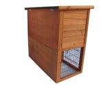 New Deluxe Portable wood Guinea Pig Ferret Hutch Pet House Coop Wood Cage Suite