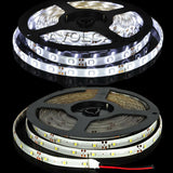 16Ft 300-LED SMD-3528 Cool White LED Flexible Tape Strip Light w/ Power Supply