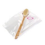 Natural Bristle Wooden Bath Shower Body Back Dry Skin Bath Brush Spa Scrubber